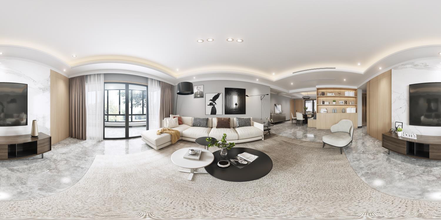 中強錦園3-202客廳全景